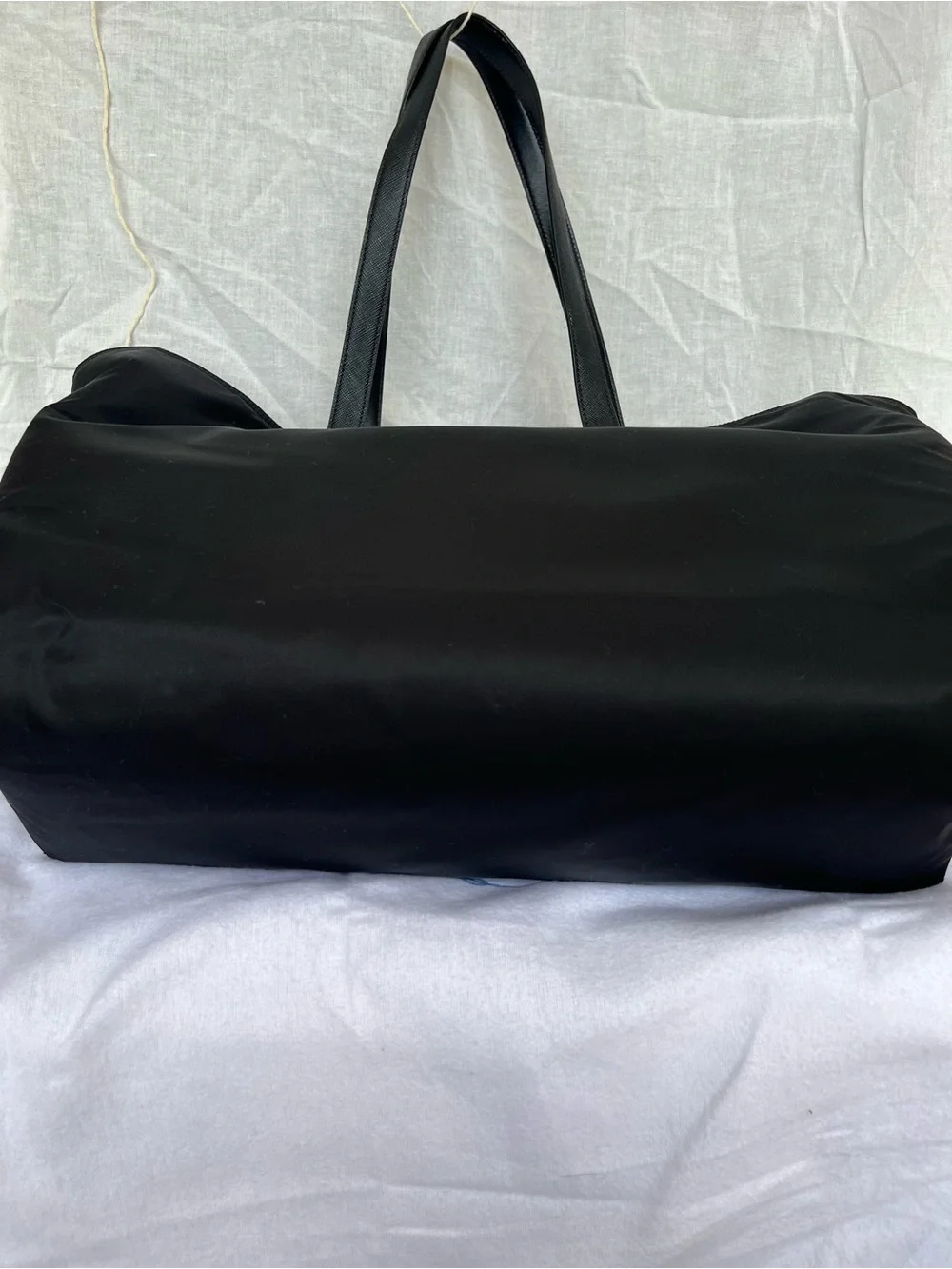 Prada Black 1978 Re-Edition Nylon Shopping Tote Bag - Prada